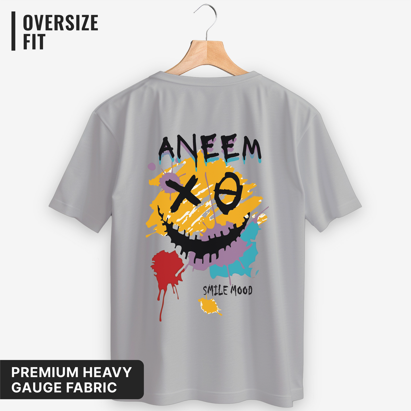 Smile Mood Oversized Classic T-Shirt