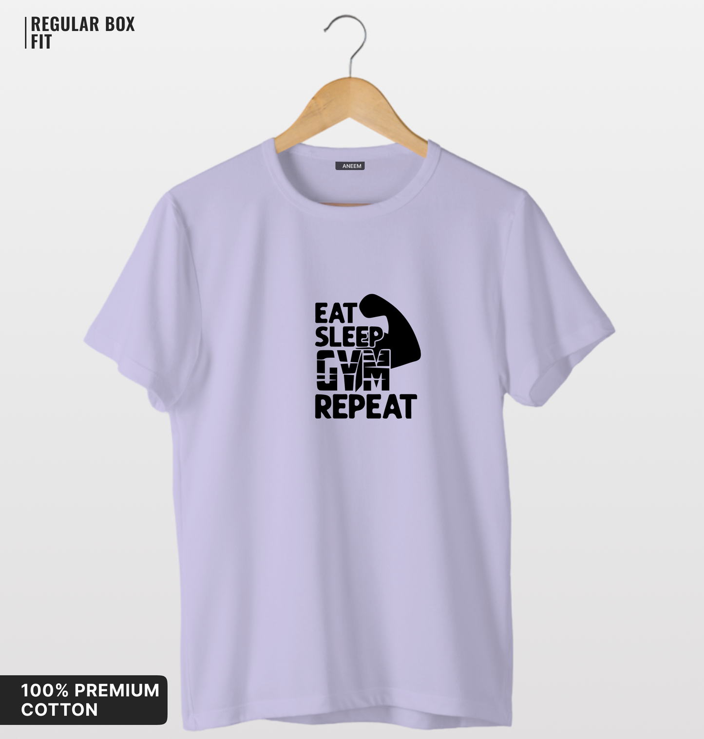 Eat Sleep Gym Repeat T-Shirt