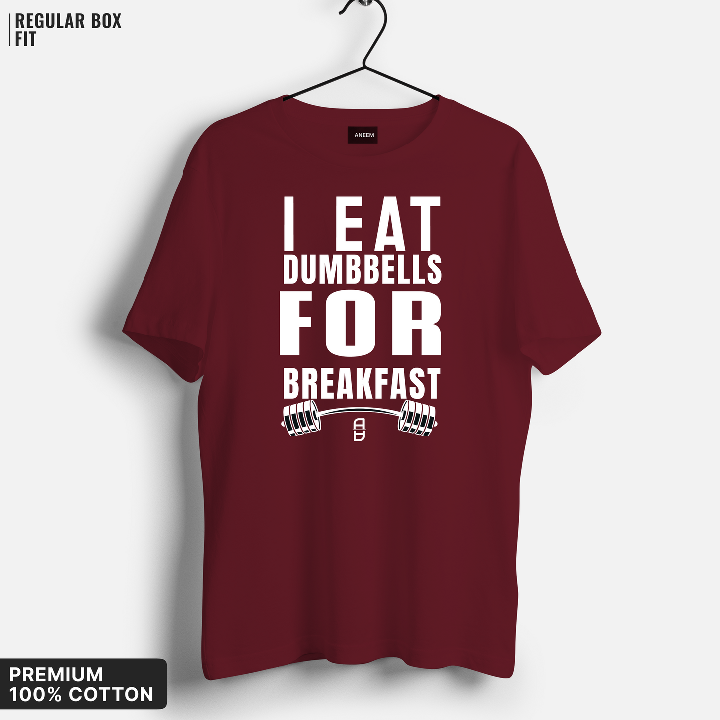 I Eat Dumbbells For Breakfast T-Shirt