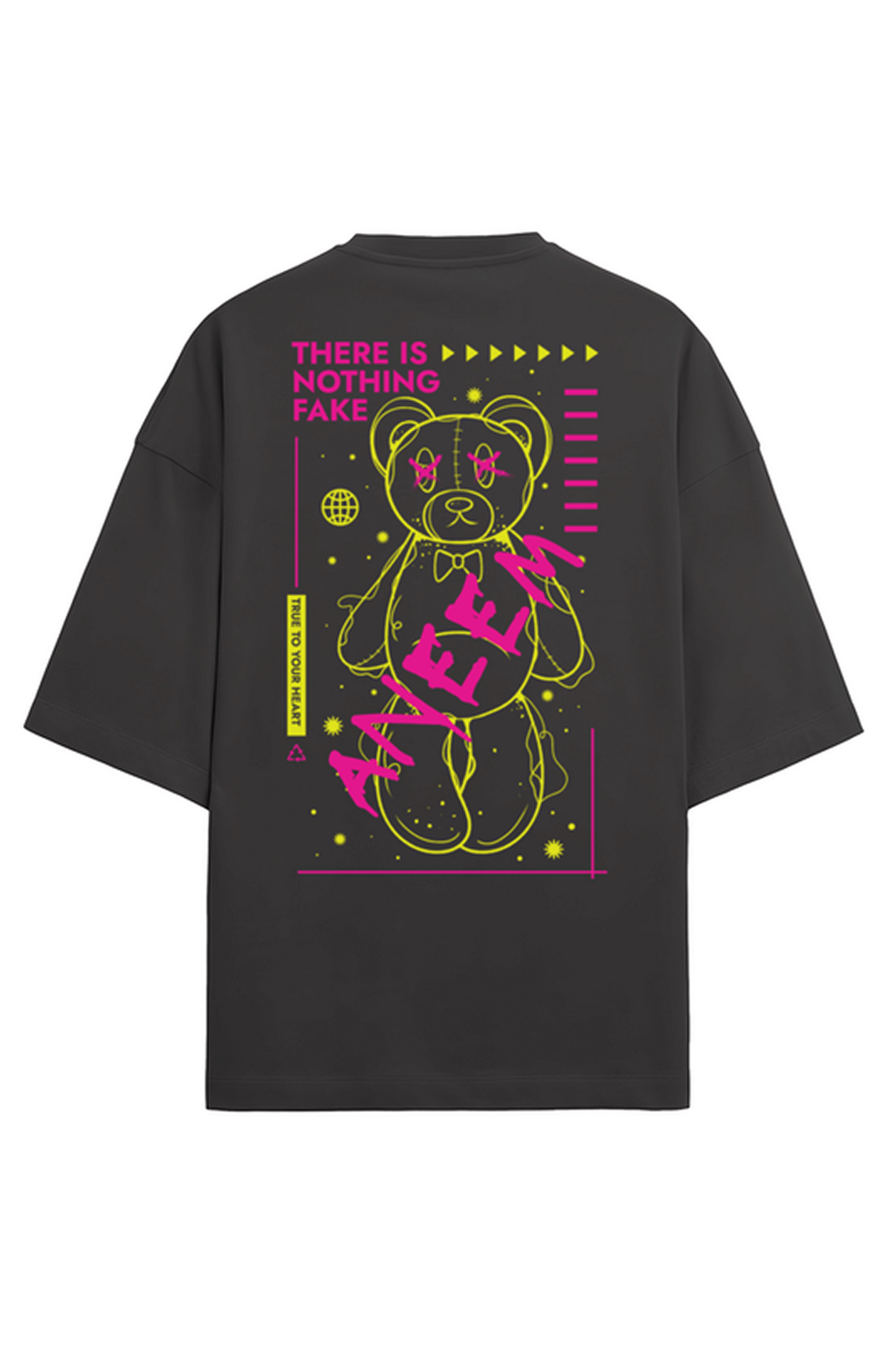 There Is Nothing Fake Here Premium Oversized T-Shirt