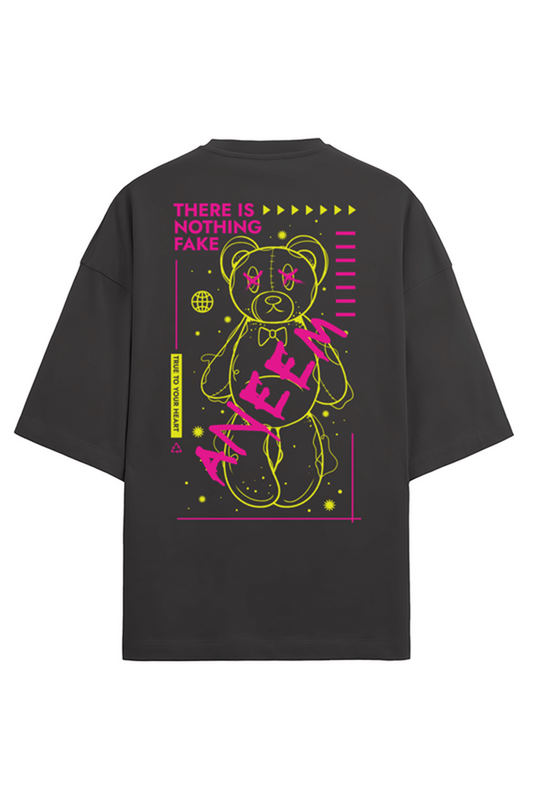 There Is Nothing Fake Here Premium Oversized T-Shirt