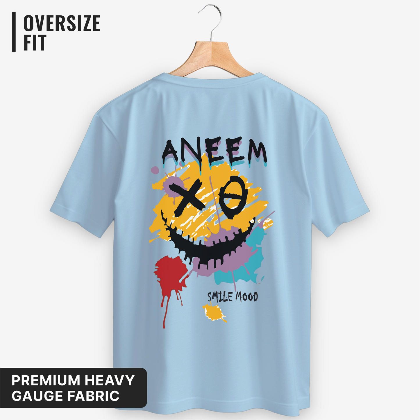 Smile Mood Oversized Classic T-Shirt