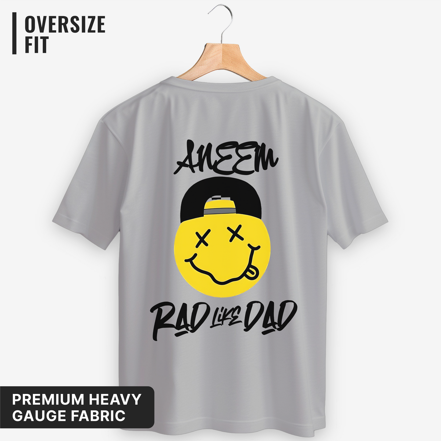 Rad Like Dad Oversized Classic T-Shirt