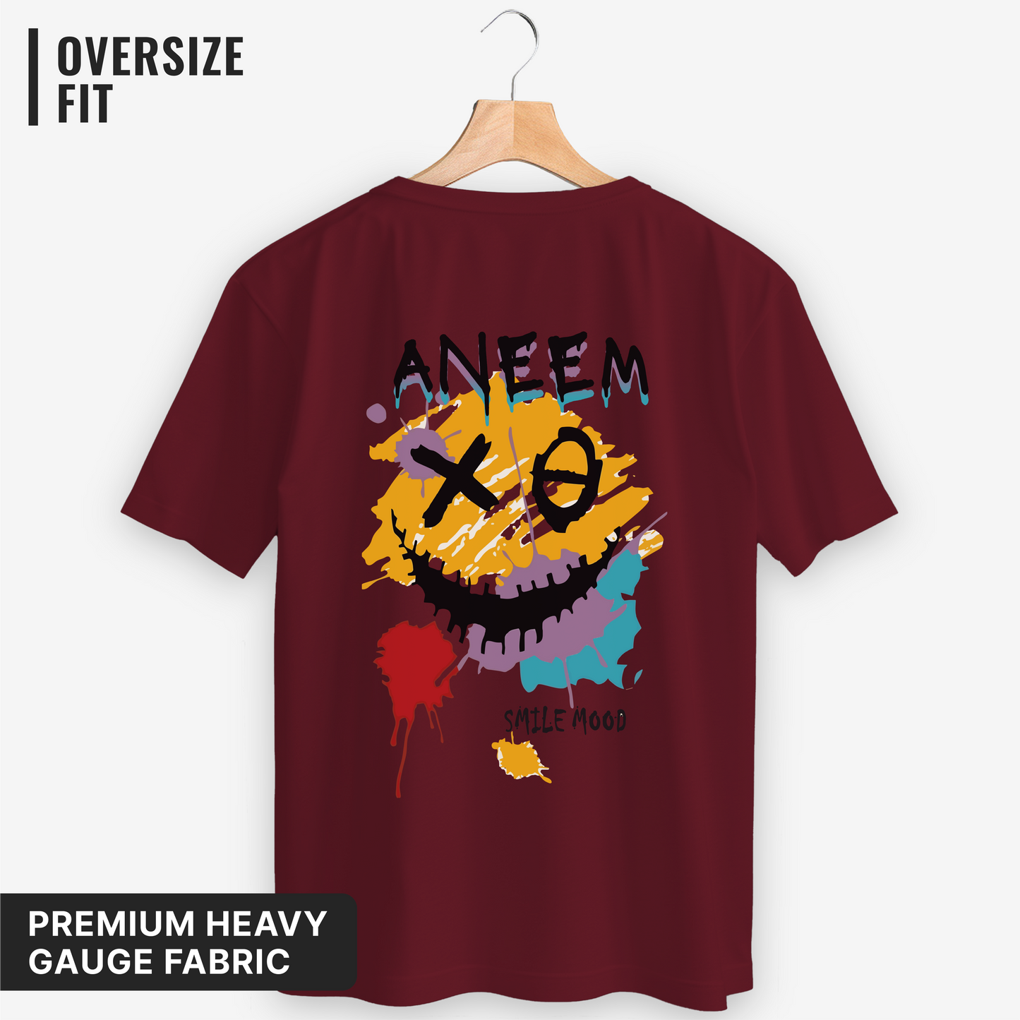 Smile Mood Oversized Classic T-Shirt