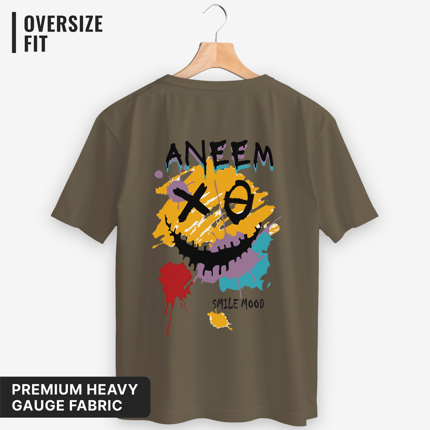 Smile Mood Oversized Classic T-Shirt