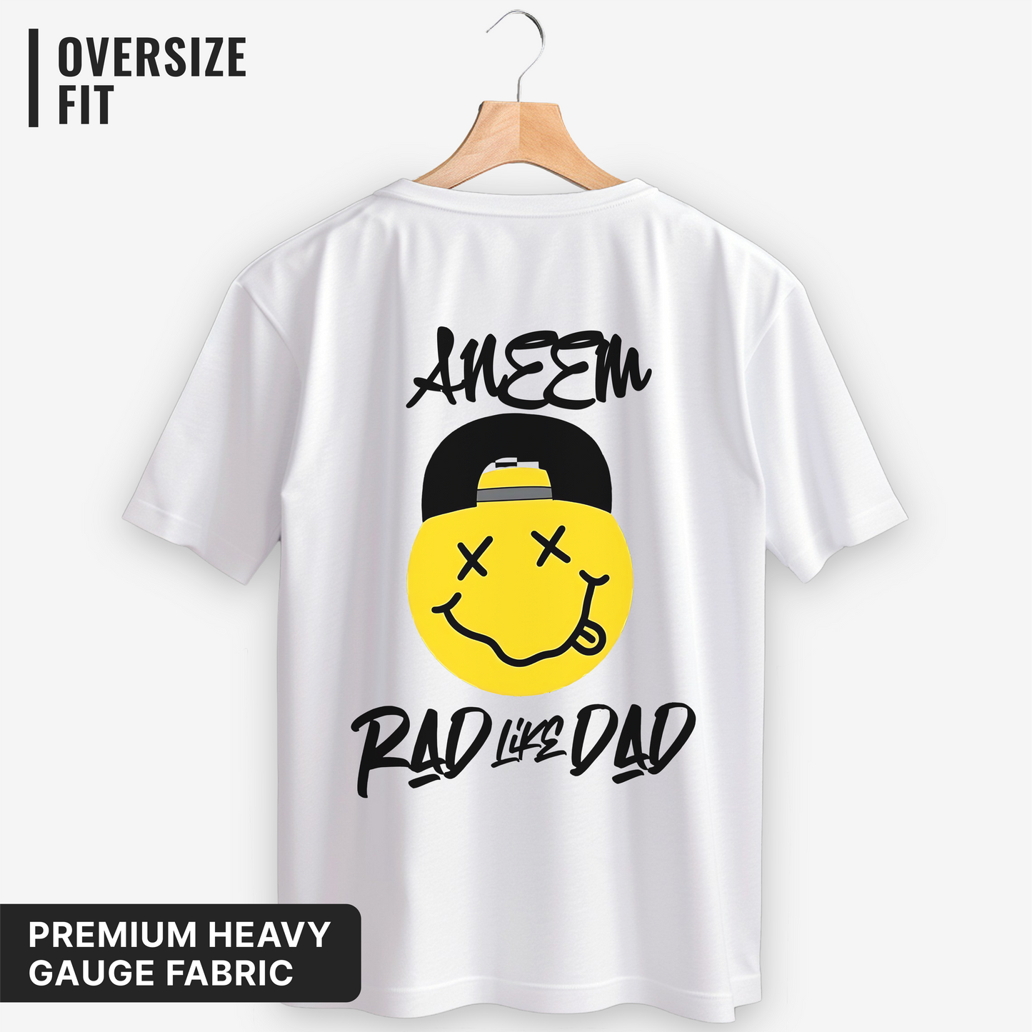Rad Like Dad Oversized Classic T-Shirt