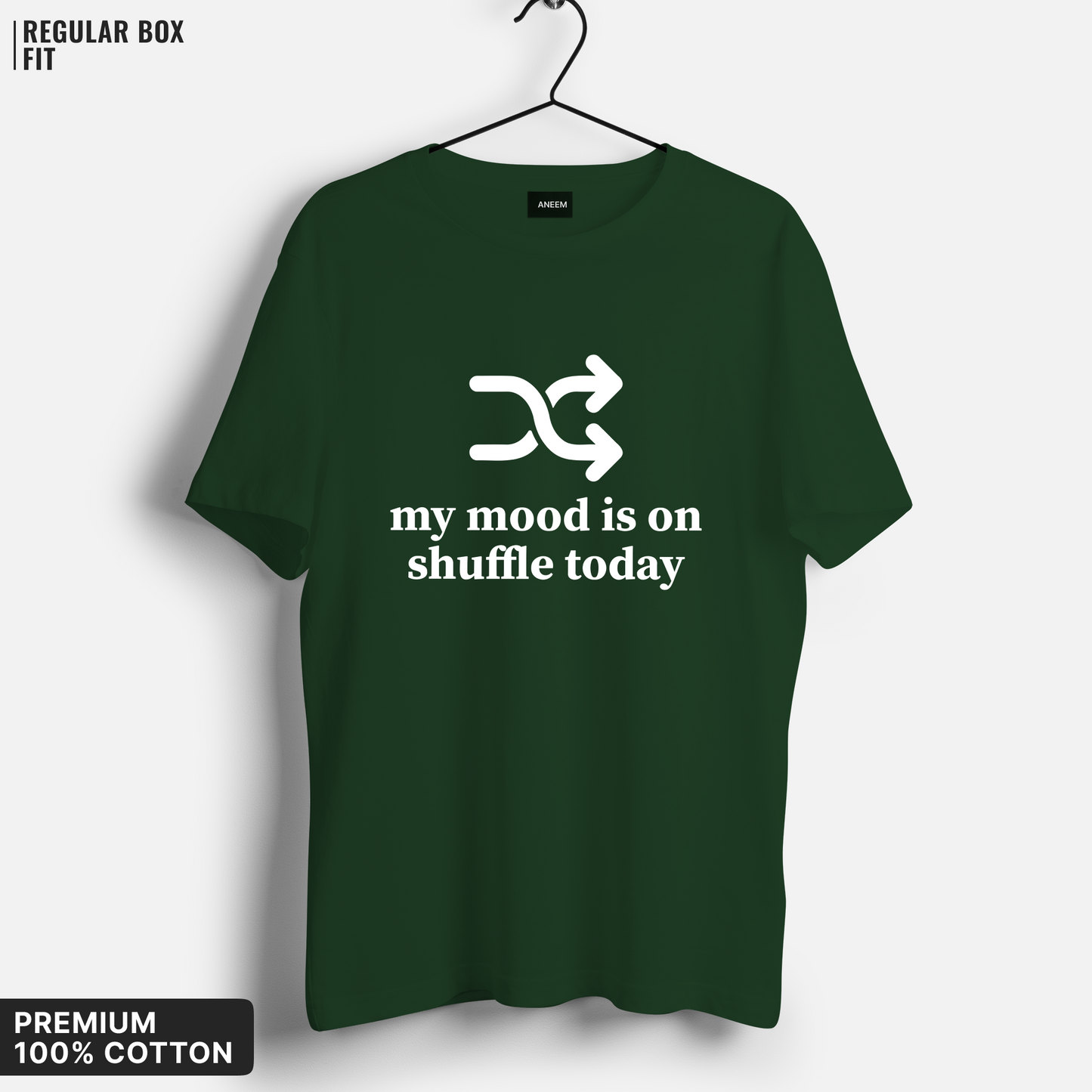 My Mood Is On Shuffle Today T-Shirt