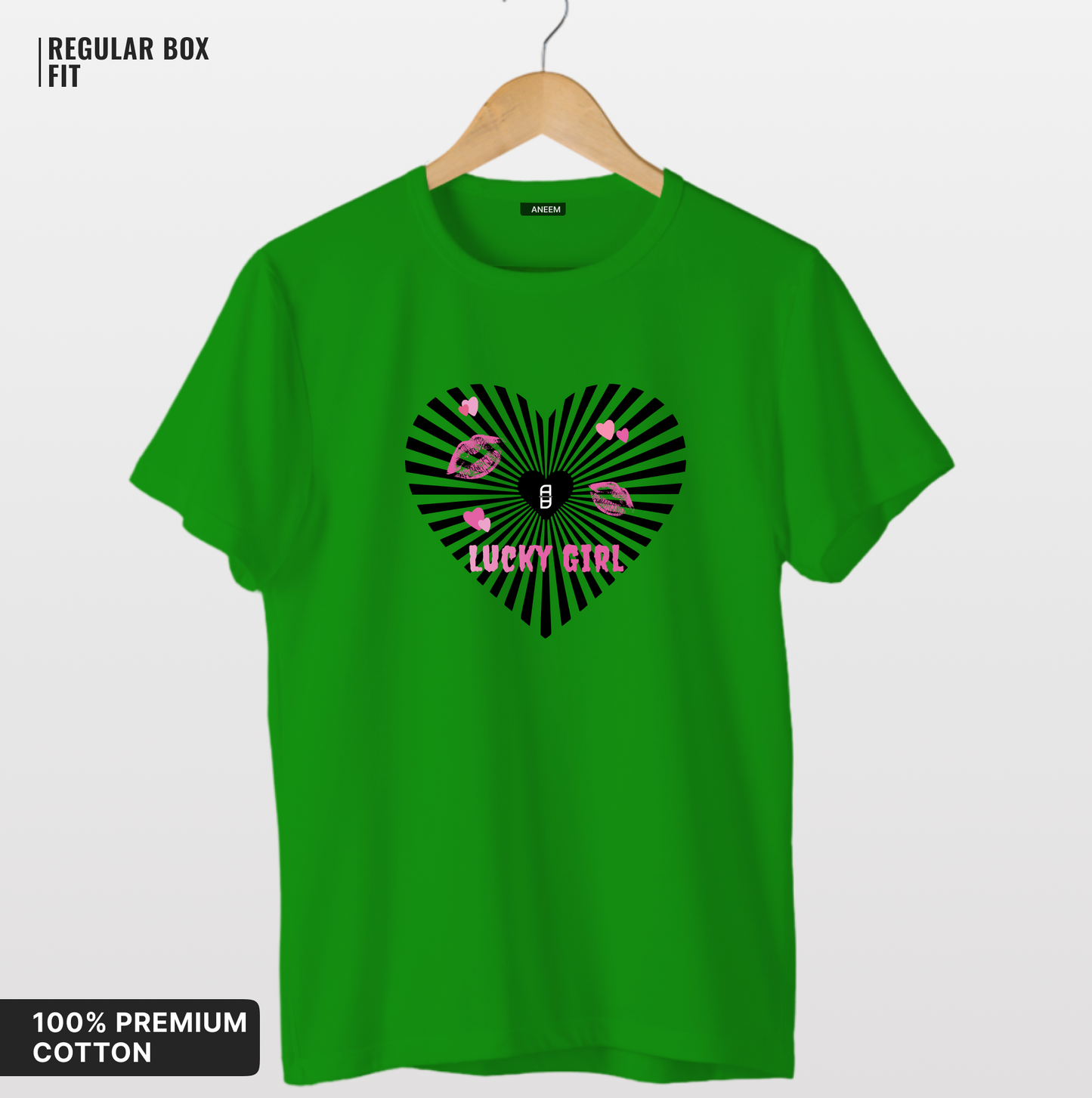 Lucky Girl Heart T-Shirt