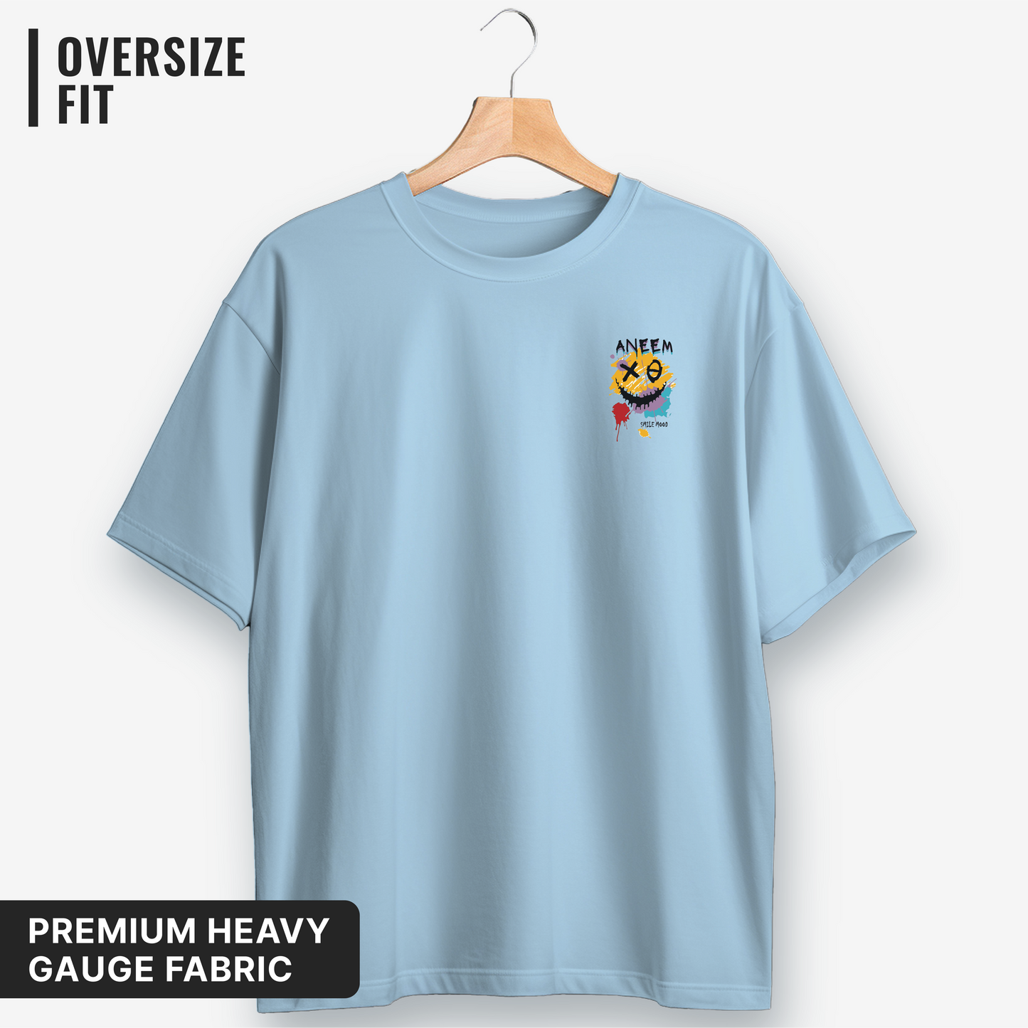 Smile Mood Oversized Classic T-Shirt