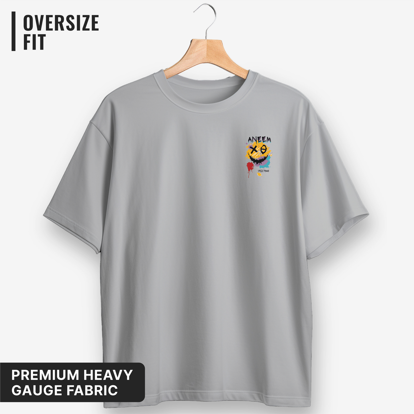 Smile Mood Oversized Classic T-Shirt