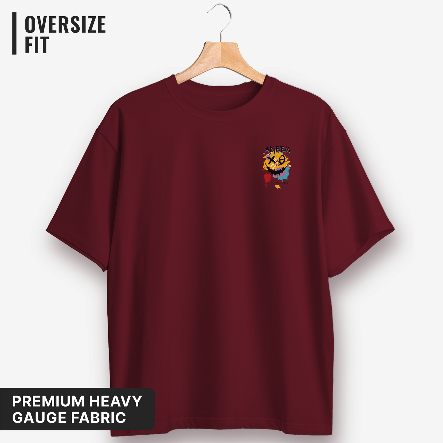 Smile Mood Oversized Classic T-Shirt