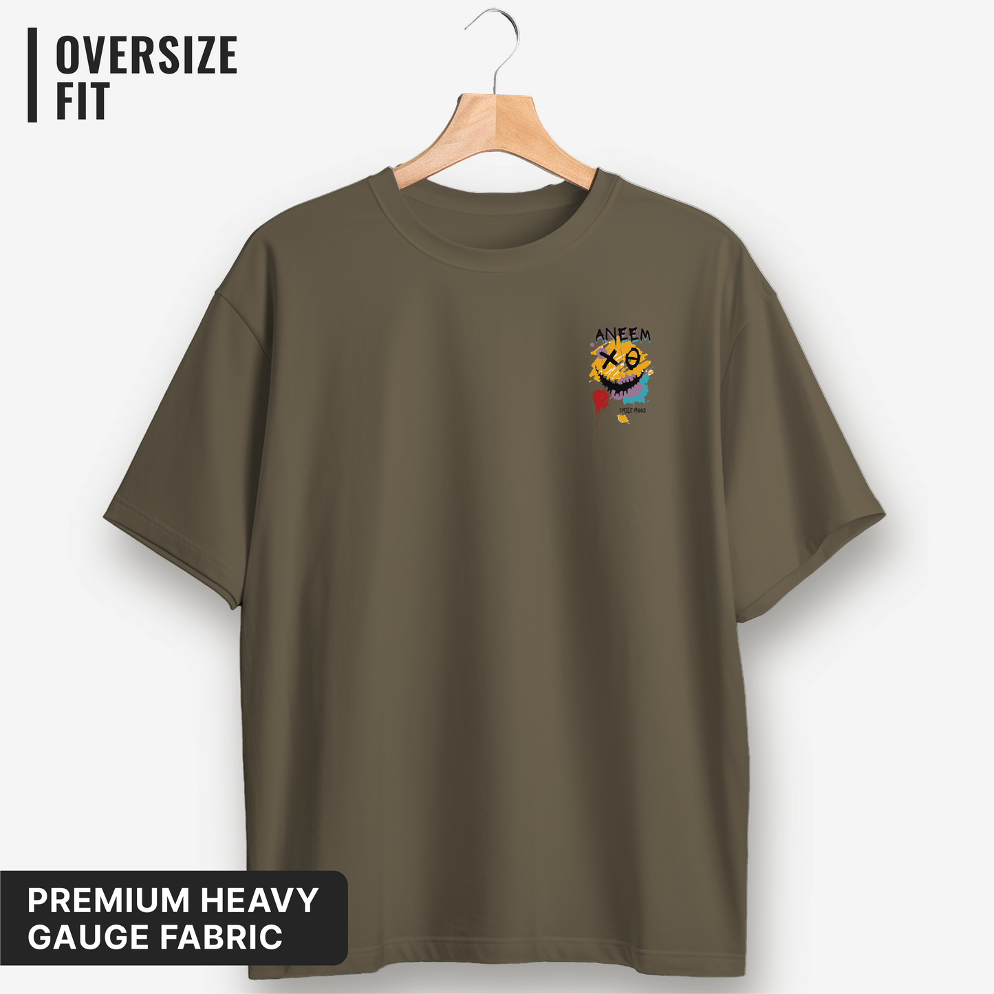 Smile Mood Oversized Classic T-Shirt