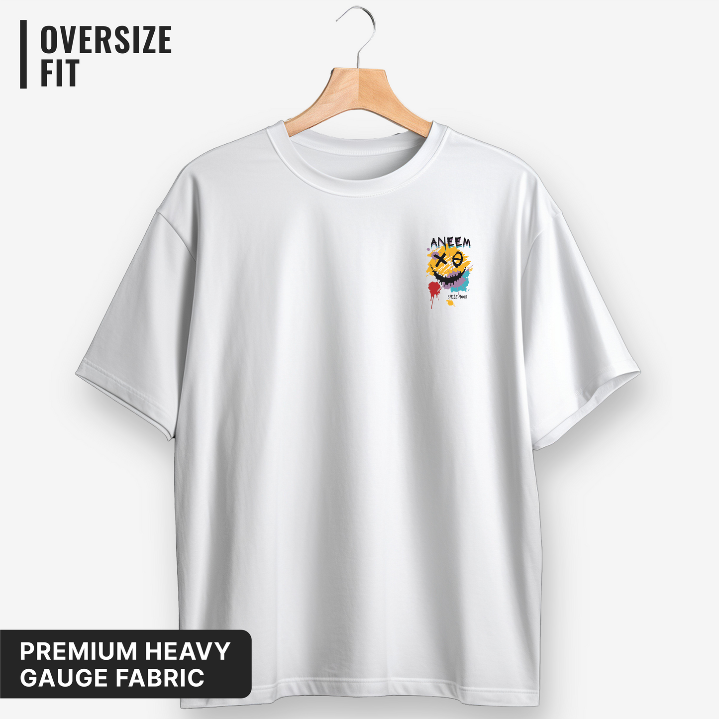 Smile Mood Oversized Classic T-Shirt