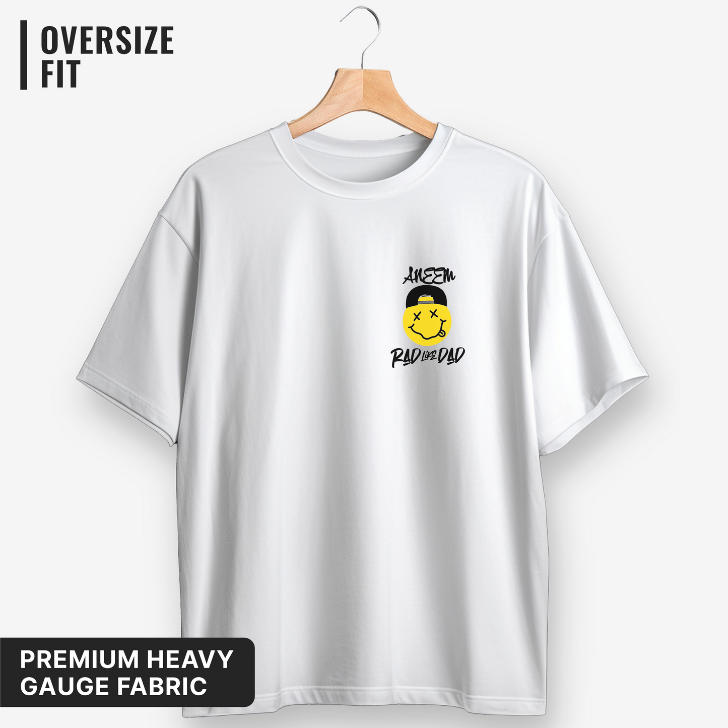 Rad Like Dad Oversized Classic T-Shirt