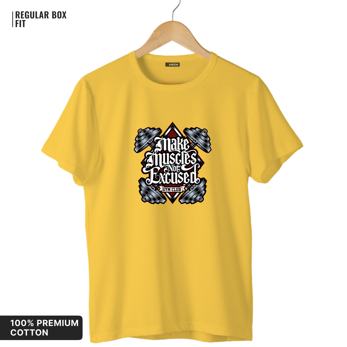 Make Muscles Not Excuses T-Shirt