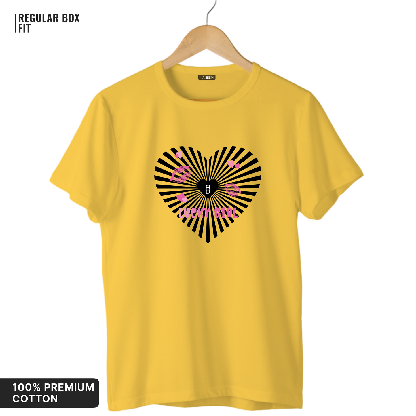 Lucky Girl Heart T-Shirt