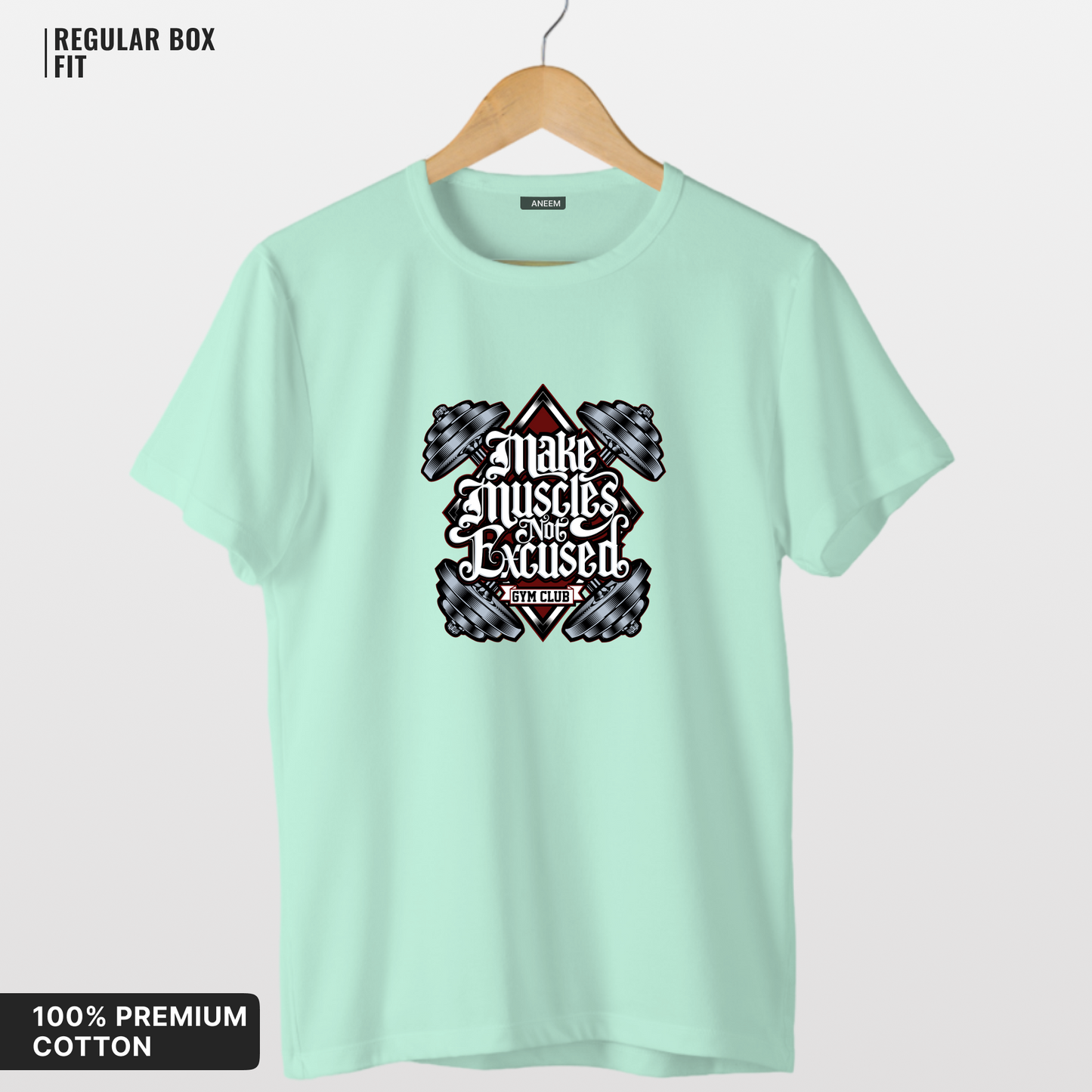 Make Muscles Not Excuses T-Shirt