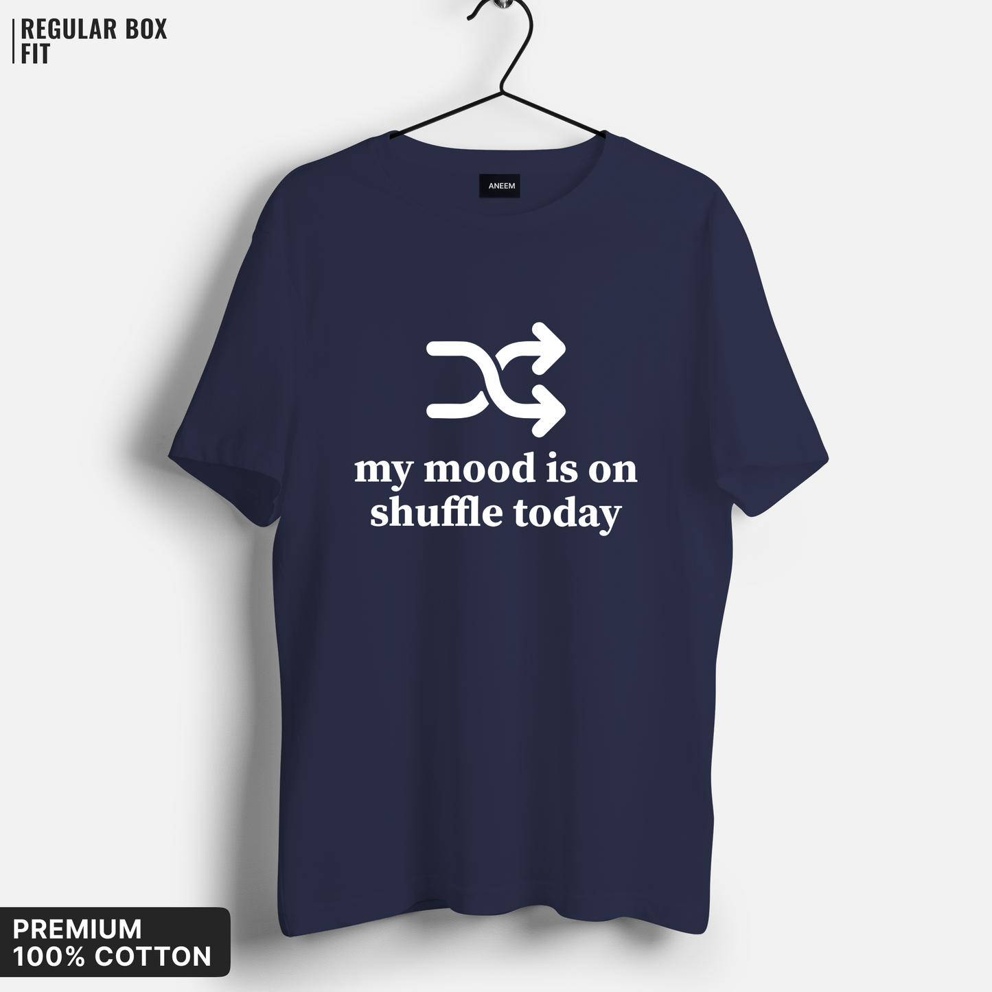 My Mood Is On Shuffle Today T-Shirt