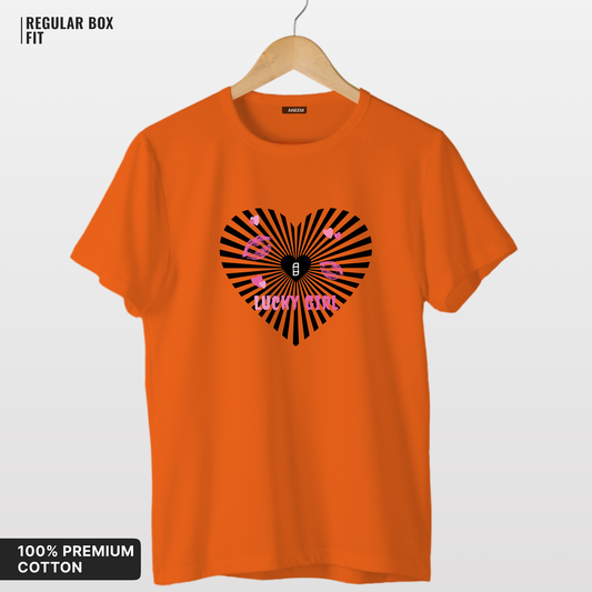 Lucky Girl Heart T-Shirt