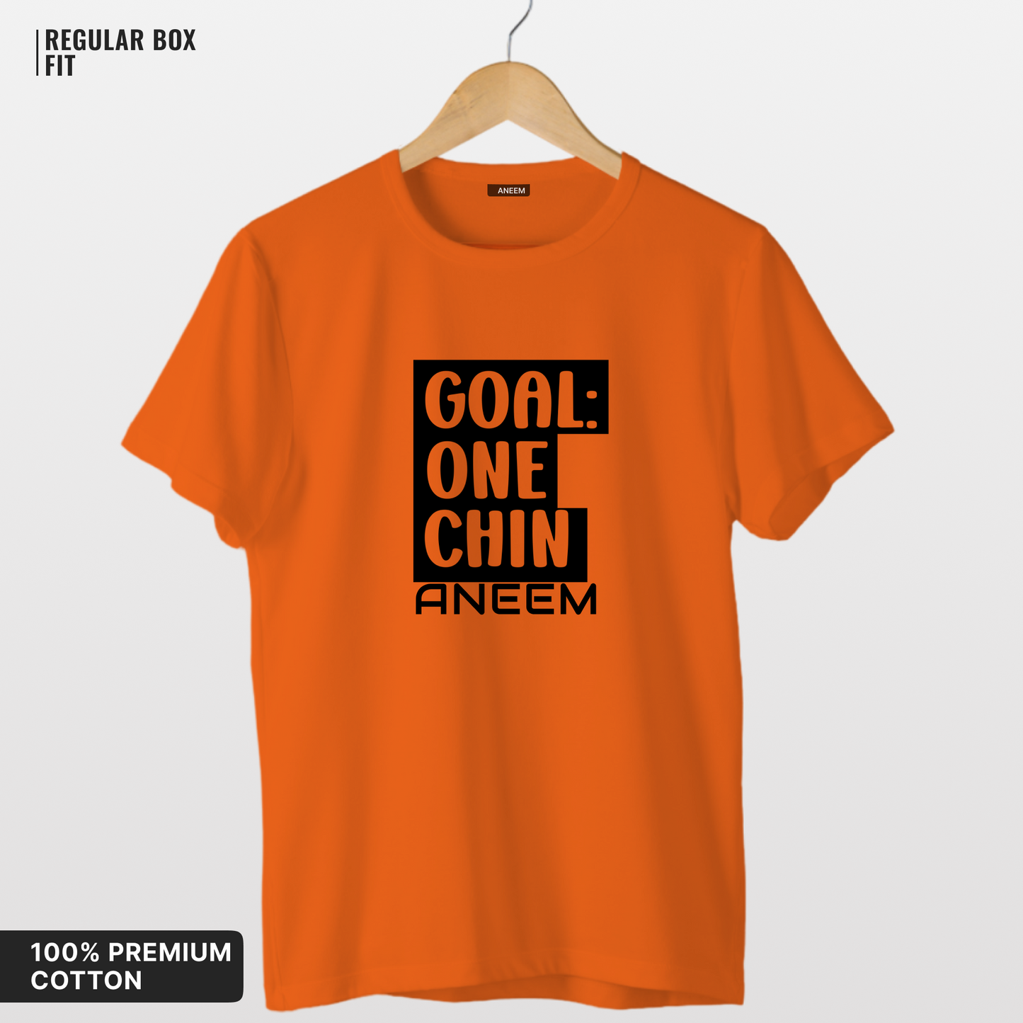 Goal: One Chin T-Shirt