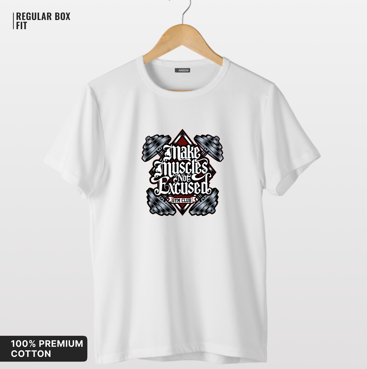 Make Muscles Not Excuses T-Shirt