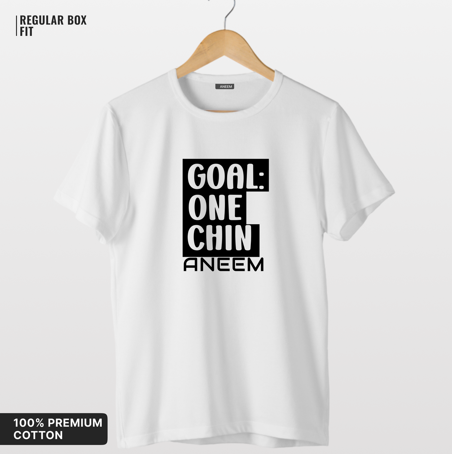 Goal: One Chin T-Shirt