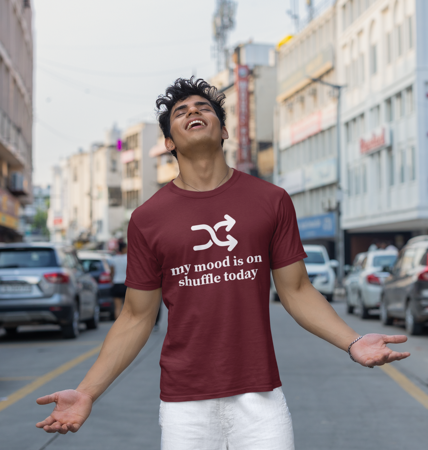 My Mood Is On Shuffle Today T-Shirt